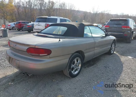 1999 Chrysler Sebring Jxi z USA, uszkodzony, nr VIN 3C3EL55H2XT506245